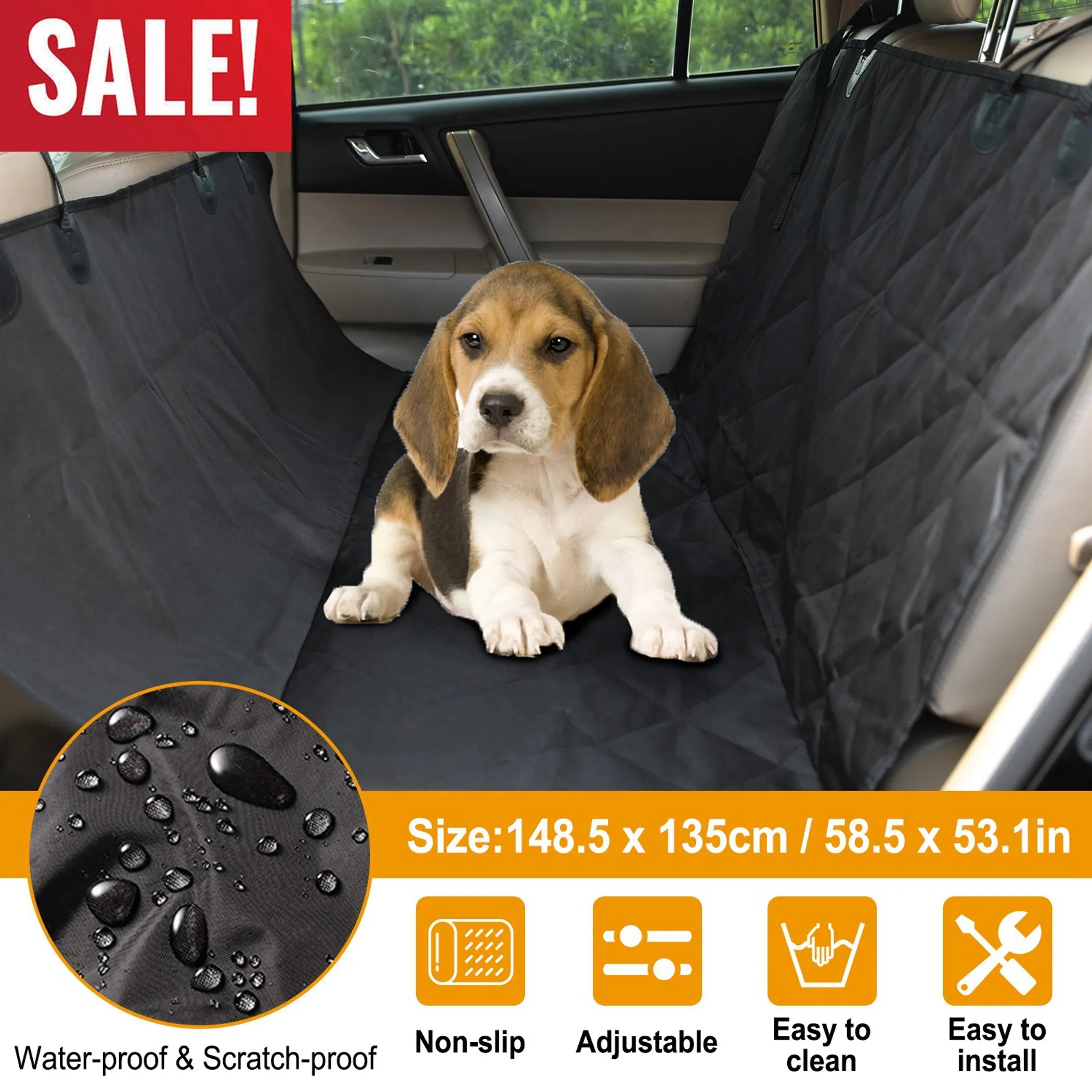 Waterproof Dog Car Seat