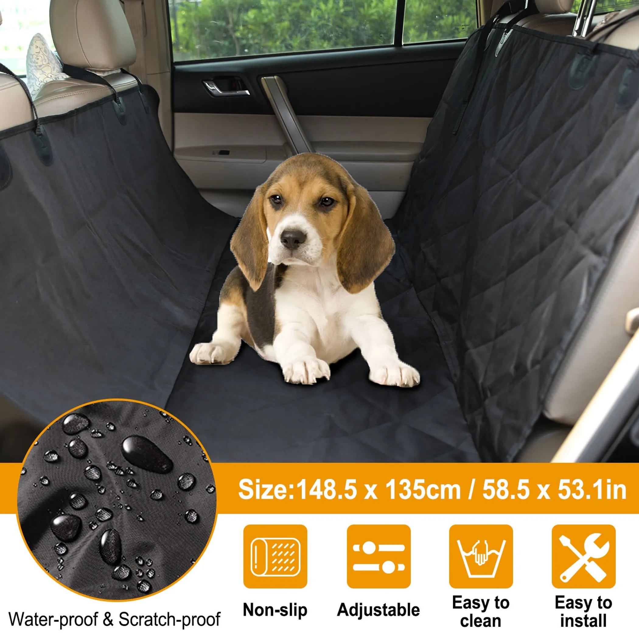 Waterproof Dog Car Seat