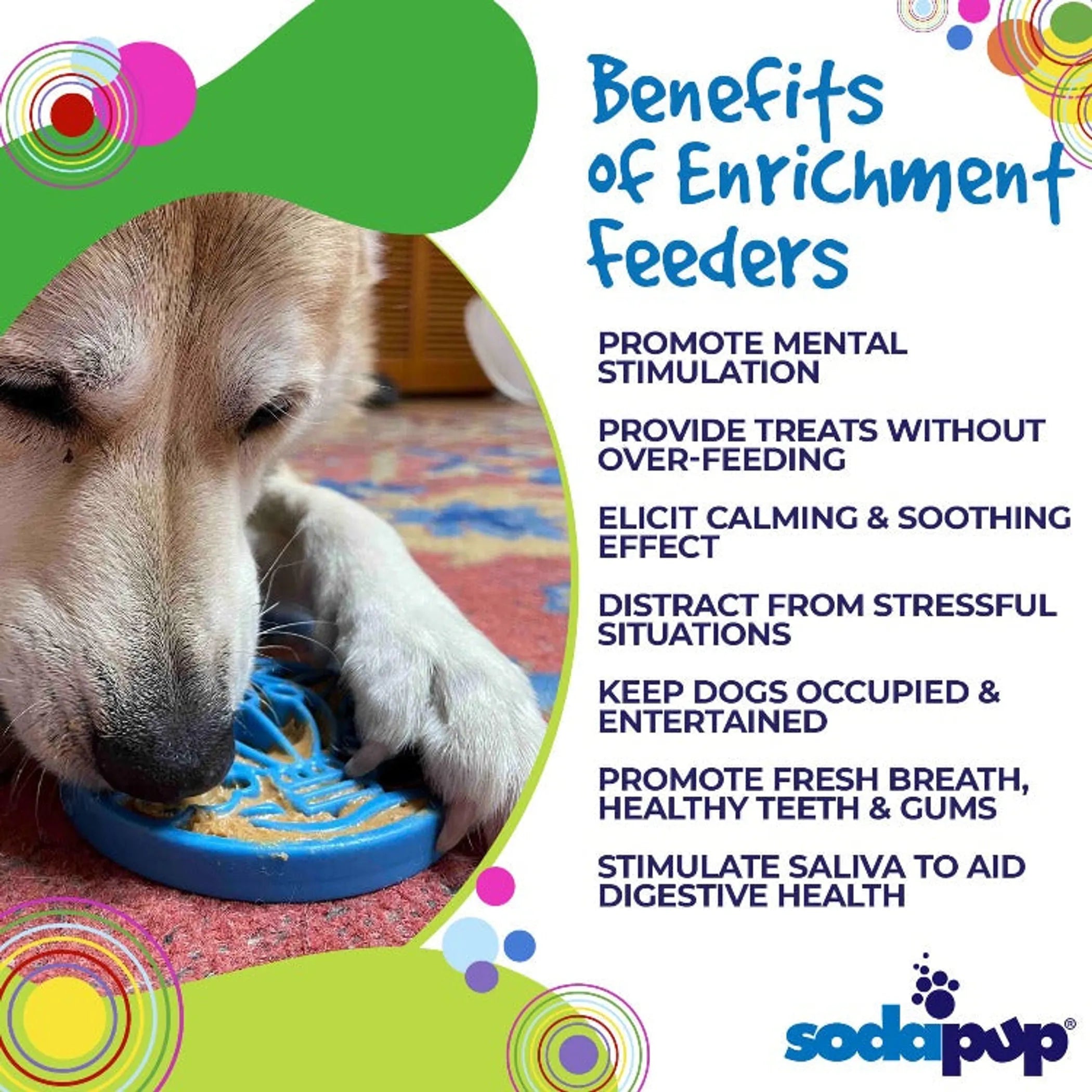 Air Nylon eCoin Lick Mat for Dogs - Durable Enrichment Toy