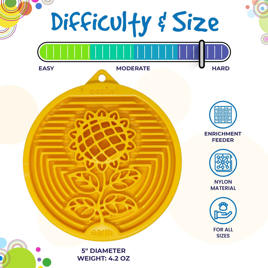 Earth eCoin Nylon Lick Mat for Dogs  Enrichment Toy